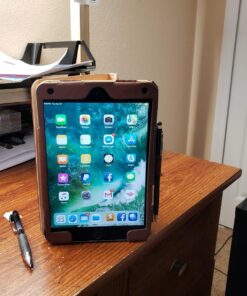 ProCase Cover for iPad Mini 4 Case, Leather Stand Folio Case for 2015 iPad Mini 4th Generation with Multiple Viewing Angles, auto Sleep/Wake, Document Card Pocket -Brown Brown 32 81tGhSrK6KL