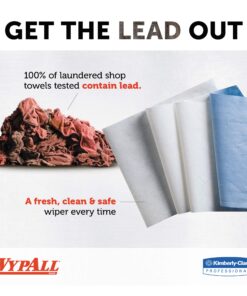 WypAll 34015 X60 Cloths, BRAG Box, White, 12 1/2 x 16 7/8 (Box of 180) 14 81tGvGhw NL