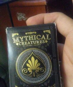 Mythical Creatures - Black Silver & Gold Edition Playing Cards by Gent Supply 54 81tGxUOdazL
