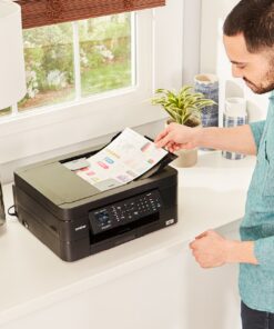 Brother Wireless All-in-One Inkjet Printer, MFC-J491DW, Multi-function Color Printer, Duplex Printing, Mobile Printing,Amazon Dash Replenishment Enabled, Black, 8.5 (MFCJ491DW) 37 81tJboJU1qL