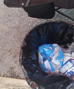 Camco Pop-Up Utility Container | Features Heavy Duty Liner & Zipper Close Lid | Holds 30-Gallon Kitchen-Size Trash Bags | Stands 2-Ft Tall & Collapses for RV Storage and Organization (42893) 22 81tKDMyjGfL