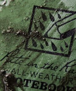 Rite In The Rain Weatherproof Top Spiral Notebook, 4" x 6", Green Cover, Universal Pattern, 3 Pack (No. 946-3) 12 81tKqmKKAUL