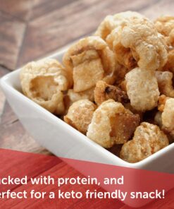 Utz Pork Rinds, Original Flavor - Keto Friendly Snack with Zero Carbs per Serving, Light and Airy Chicharrones with the Perfect Amount of Salt, 18 Ounce (Pack of 2) 18 Ounce (Pack of 2) 29 81tLb0adILL