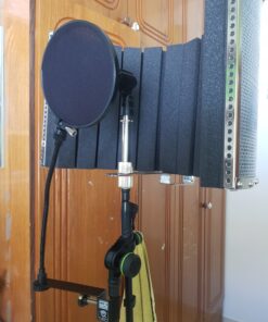 Nady MPF-6 6-Inch Clamp On Microphone Pop Filter with Flexible Gooseneck and Metal Stabilizing Arm Pop Filter with Stablizing Arm 35 81tMR2JsPHL