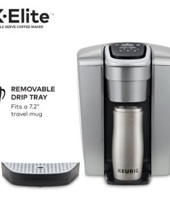 Keurig K-Elite Single-Serve K-Cup Pod Coffee Maker, Brushed Silver 30 81tMl5CQBL