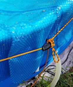 INTEX 28013E Solar Pool Cover: For 15ft Round Easy Set and Metal Frame Pools – Insulates Pool Water – Reduces Water Evaporation – Keeps Debris Out – Reduces Chemical Consumption 15 ft 38 81tNl6UrJVL