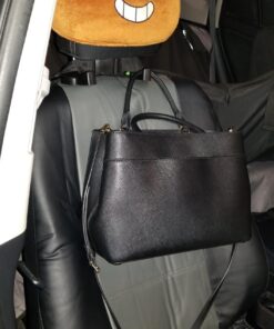 IPELY Universal Car Vehicle Back Seat Headrest Hanger Holder Hook for Bag Purse Cloth Grocery (Black -Set of 2) Black 46 81tOH 5uXL