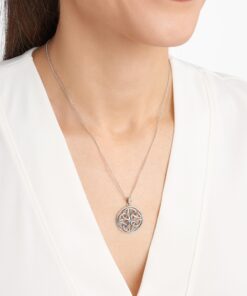 Amazon Essentials Celtic Pendant Necklaces (previously Amazon Collection) Silver, Celtic Triquetra Trinity Knot 10 81tOQ6CjFL