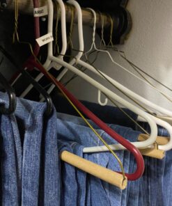 Jeronic Pant Hangers, 20 Pack Steel, Black, 20 Count 47 81tQ5Vi4QgL