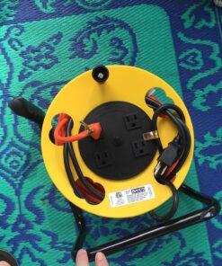 Bayco SL-2000PDQ 4 Plug Cord Reel, Yellow & Black 32 81tQSTk4E5L 4