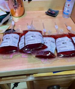 Amazlab Halloween Party Cups, Live Blood of Theme Parties- IV Blood Bag Drink Containers 11.5 FL Oz, Vampire/ Hospital/Halloween Theme Party Favors, Nurse Graduation Party Props (10Packs) 27 81tRps8yNeL