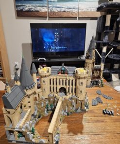 LEGO Harry Potter Hogwarts Castle 71043 Building Set - Model Kit with Minifigures, Featuring Wand, Boats, and Spider Figure, Gryffindor and Hufflepuff Accessories, Collectible for Adults and Teens Standard 73 81tRuigtpCL