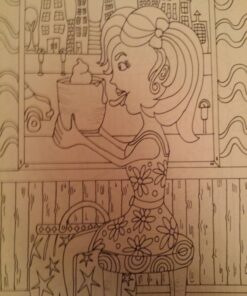 Adult Coloring Book Treasury: 110 illustrations from 55 artists 55 81tSQ2p5CL