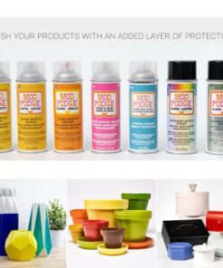 Mod Podge Spray Acrylic Sealer that is Specifically Formulated to Seal Craft Projects, Dries Crystal Clear is Non-Yellowing No-Run and Quick Drying, 12 ounce, Gloss 12 Ounce (Pack of 1) 21 81tULPHGkL