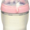 Comotomo Natural Feel Bundle - 2 Items: 8 Ounce Baby Bottle Pink, Extra Pack Medium Flow Nipples 68 81tVcxbYQ9L
