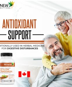 Organic Ceylon Cinnamon Supplement Capsules: All Natural Vegan Cinnamon Pills - Antioxidant Support for Healthy Joints, Circulation and Digestion - 60 Veggie Capsules 16 81tYIInYOAL