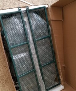 Sandusky Lee CW3418 Muscle Carts Steel Utility Garden Wagon, 400 lb. Load Capacity, 21-3/4" Height x 34" Length x 18" Width 48 81tZIeuiVOL