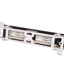 Alternative view of Dshot 12 Port UTP 10 inch Cat6 Network Wall Mount Surface Patch Panel