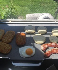 Presto Ceramic 22-inch 07062 Electric Griddle with removable handles, Black, One Size 73 81tZmXhwp1L