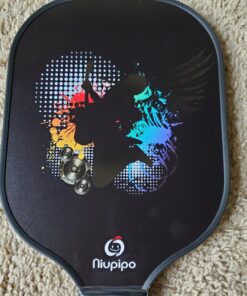 niupipo Pickleball Paddles, USAPA Approved Pro Graphite Pickleball Paddle/Paddles Set, Polypropylene Honeycomb Core, Cushion 4.72In Grip, Portable Bag/Paddle Cover, Lightweight Pickleball Racket Black 34 81ta66ro6LL