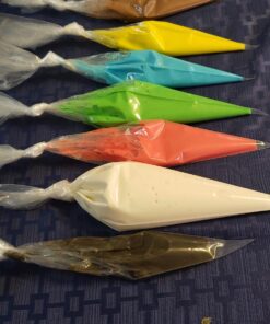 Kootek Piping Bags Disposable 16 Inch 100pcs with EBook, Anti Burst Thicken Pastry Bags, Icing Piping Bags for Cookie Cake Frosting Decorating Baking Supplies 30 81tbJ1O2NVL