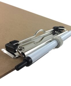Alternative view of Pen Holder Clipboard, Letter Size, Low Profile Clip, Hardboard, 6-Pack (Pen Included)