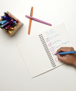 Paper Mate Felt Tip Pens Flair Marker Pens, Medium Point, Assorted, 24 Count 24 Count Flair 35 81termmjHL