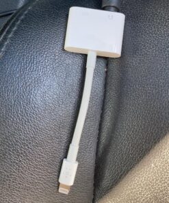 Belkin RockStar Lightning Audio Cable and Charger for iPhone 14, 13, 12, 11, 10 - White 3.5MM Audio + Lightning Charge Lightning Connector 25 81tfIVGE3L