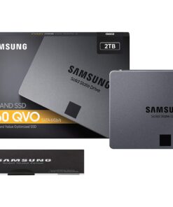 Samsung 860 QVO 2TB 2.5 Inch SATA III Internal SSD (MZ-76Q2T0B/AM), Gray Single 24 81tfW3q cVL
