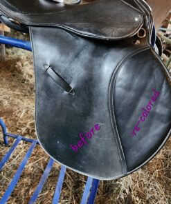 The Original Leather Recoloring Balm by Furniture Clinic - 16 Color Options - Leather Repair Kit for Furniture - Restore Couches, Car Seats, Clothing - Non-Toxic Leather Repair Cream (Black) Black 40 81tfXXMA23L