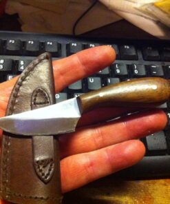 Szco Supplies 4.75” Small Slim Skinner Patch Outdoor Hunting Knife with Brown Leather Sheath (DH-7990) 47 81tfimsQvL