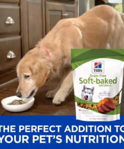 Hill's Grain Free Dog Treats, Soft-Baked Naturals with Beef & Sweet Potatoes, Soft Healthy Dog Snacks, 8 oz. Bag 26 81th0xJ8L9L