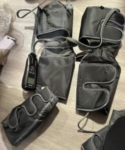 Leg Massager with Air Compression & Heat, 4-In-1 Foot Calf Thigh Knee Massager for Circulation & Pain Relief, 4 Modes 4 Intensities 2 Heat Levels, 10*2 Airbags, Compression Boots Machine, Fit 5'1-6'2 30 81tkNORI8L 4