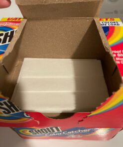 Shout Color Catcher Sheets for Laundry, Maintains Clothes Original Colors, 72 Count 72 Count (Pack of 1) 38 81tlCNOBOJL