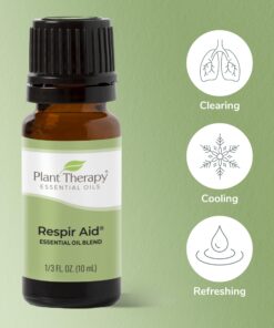 Plant Therapy Respir Aid Essential Oil Blend 30 mL (1 oz) 100% Pure, Undiluted, Natural Aromatherapy, Therapeutic Grade 11 81tm2jJCU6L