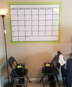 Large Dry Erase Calendar for Wall | Large Wall Calendar Dry Erase Monthly | 1M 17x26, 24x36, 36x48, & 3M 40x17 | Dry Erase Calendar Board for Wall | Whiteboard Calendar | Calendar Whiteboard | White Large (36" * 48") 34 81tmWVBqovL