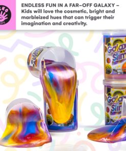 Alternative view of Kicko | Galaxy Slime for Kids - Marbled Unicorn Slime Set - Magical Rainbow Colors - Sensory and Tactile Stimulation - Ideal for Stress Relief, Prize, and Party Favor - Creative Fun Toys (6 Pack)
