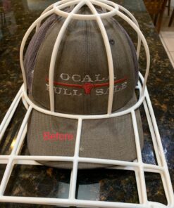 BallcapBuddy Cap Washer Hat Cleaner, Hat Washer for Baseball Caps in Washing Machine or Dishwasher- Made in USA White 45 81towQBk1XL