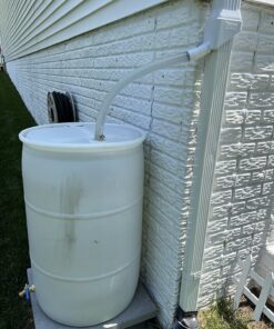 Oatey Mystic Rainwater Collection System, 2 in. x 3 in., Polyvinyl Chloride (PVC), White 47 81tp0KMCsbL