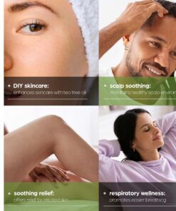 artnaturals Tea Tree Essential Oil 4oz - 100% Pure Oils Premium Melaleuca Therapeutic Grade Best for Acne, Skin, Hair, Nails, Face and Body Wash Aromatherapy & Diffuser 28 81tp7wLdxpL