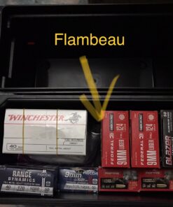 Sheffield 12629 Field Box, Ammo Storage Can and Water Resistant Ammo Can, Bullet Case Designed for Pistol, Rifle, or Shotgun Ammo Storage, Stackable and Lockable Ammo Box, Made in The USA, Black 54 81tpLV9Qt2L