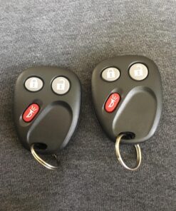 KeylessOption Keyless Entry Remote Control Car Key Fob Replacement for LHJ011 (Pack of 2) black 38 81tq8qk7G9L