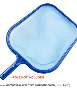 Leaf Skimmer Net Swinging Pool Skimmer Above Ground Pool Maintenance - Fine Mesh Net - for Cleaning Surface of Swimming Pools, Hot Tubs, Spas and Fountains 18 81trSqxbH4L