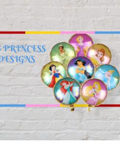 Princess Balloons for Birthday Party - Princess Birthday Decorations for Girls - Princess Party Decorations Birthday Balloons - Happy Birthday Princess Banner - Bundled by Jolly Jon 21 81ts6fLqBwL