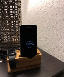 Spigen S370 Designed for Apple Watch Stand and Cell Phone Stand for Any Apple Watch Series and Phone 30 81tspvDU0L