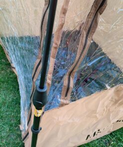 Sports Tent, MioTsukus Instant Weather Proof Pod, Pop Up Bubble Clear View Tent, All Weather Shelter with Extra Top Cover for Soccer, Football, and Other Outdoor Events- 1~4 People 40"l X 46"w X 65"h (1~2 Person) 64 81tt2PQjrmL