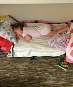 Regalo My Cot Portable Toddler Bed, Includes Fitted Sheet, Pink 51 81twNQyfCfL