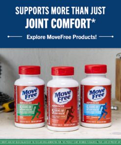 Move Free Advanced Glucosamine Chondroitin MSM Joint Support Supplement, Supports Mobility Comfort Strength Flexibility & Bone - 120 Tablets (40 servings)* 1 35 81txkpCmfqL