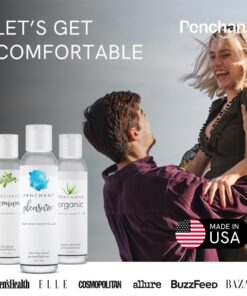 Penchant - Premium Silicone Personal Lubricant for Men, Women & Couples - Unscented, Latex-Safe, Hypoallergenic & Paraben Free 4oz Premium 4oz 4 Fl Oz (Pack of 1) 24 81ty18o0dzL