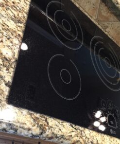 LG 36" BLACK RADIANT ELECTRIC SMOOTHTOP COOKTOP WITH SMOOTHTOUCH CONTROLS LCE3610SB 11 81tz6tr4g3L